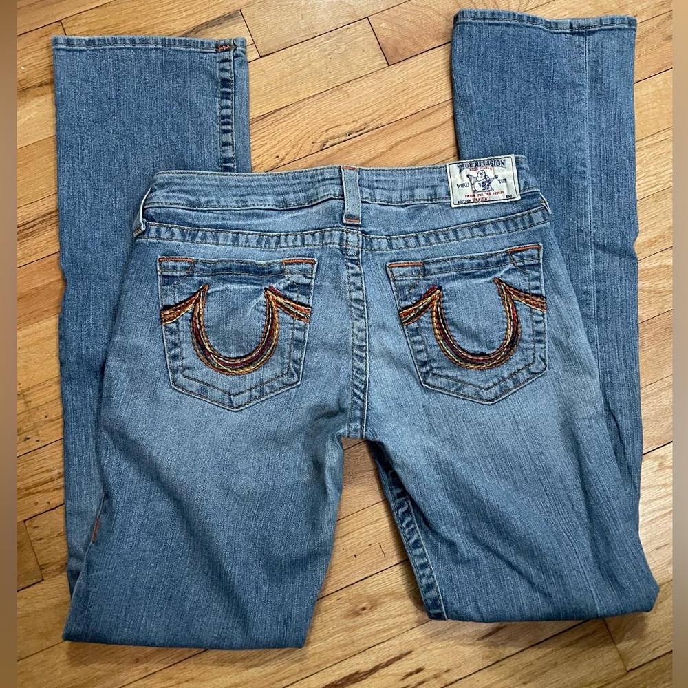 Women’s True Religion Straight jeans size 30- EUC- 100% authentic